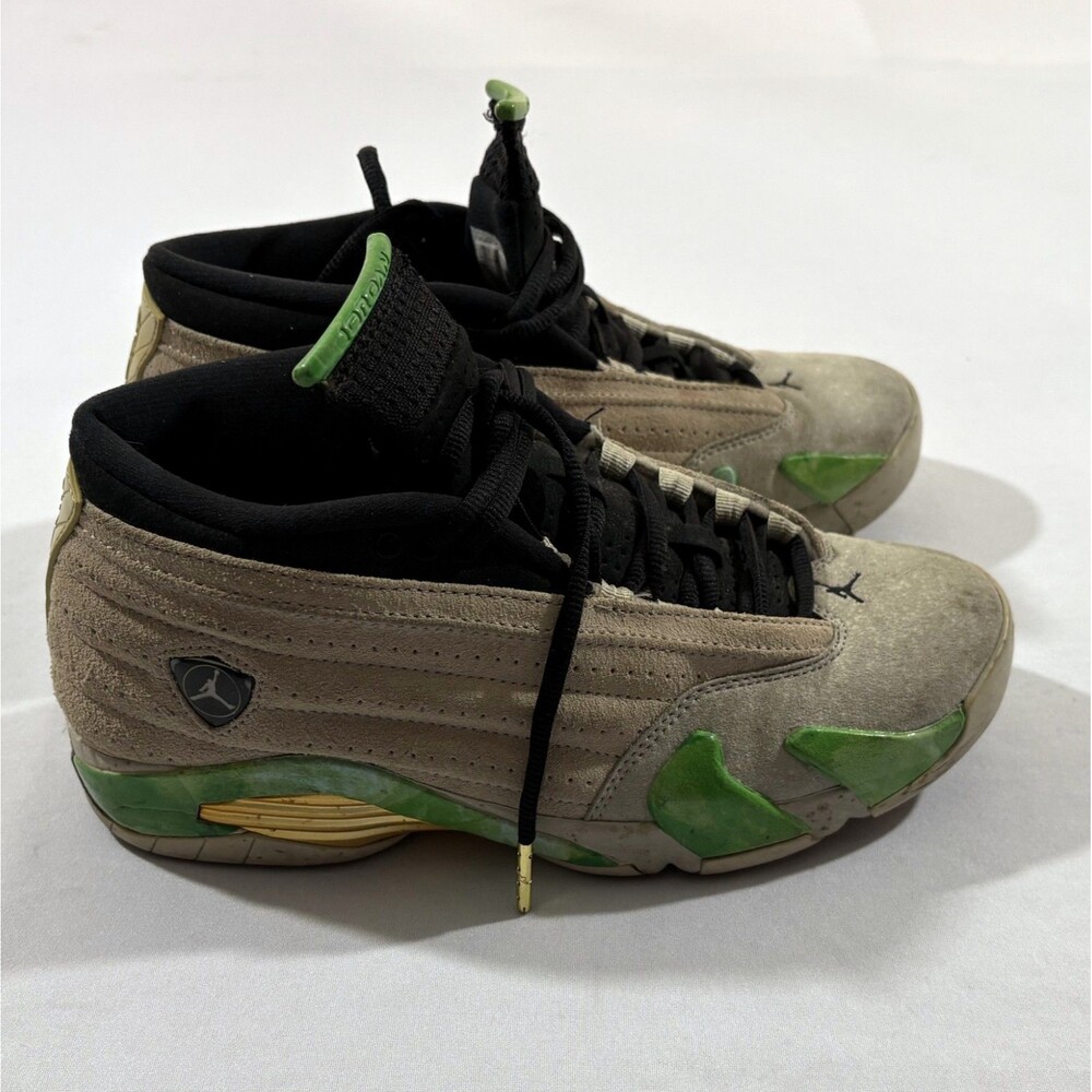 Aleali May x Air Jordan 14 Retro SP Low Fortune Womens Basketball Shoes Tan Sz 8